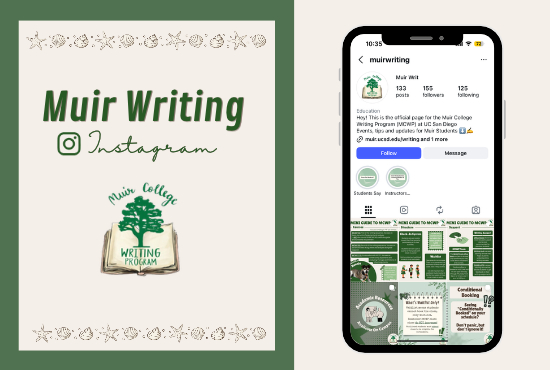 Muir College Writing Program Instagram